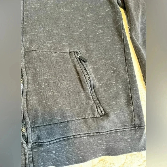 Zara SPLATTERED ZIP SWEATSHIRT - Picture 2 of 3